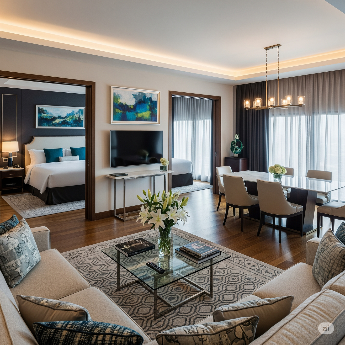 Luxurious Studios, 1,2,3 & 4 bed Apartments in Westlands just next to JW Mariott & Kempinski Hotel